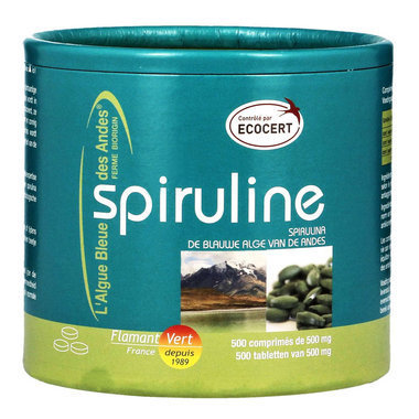 Spiruline Ecocert 500mg 500 comprimés