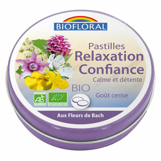 Pastilles Confiance bio sans alcool - Fleurs de Bach 50g