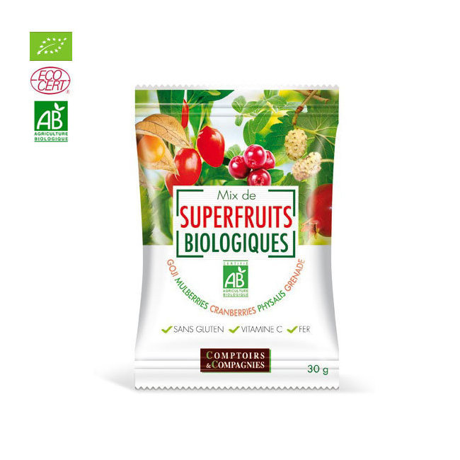Mix Superfruits bio Goji, cranberries, mulberries 30g