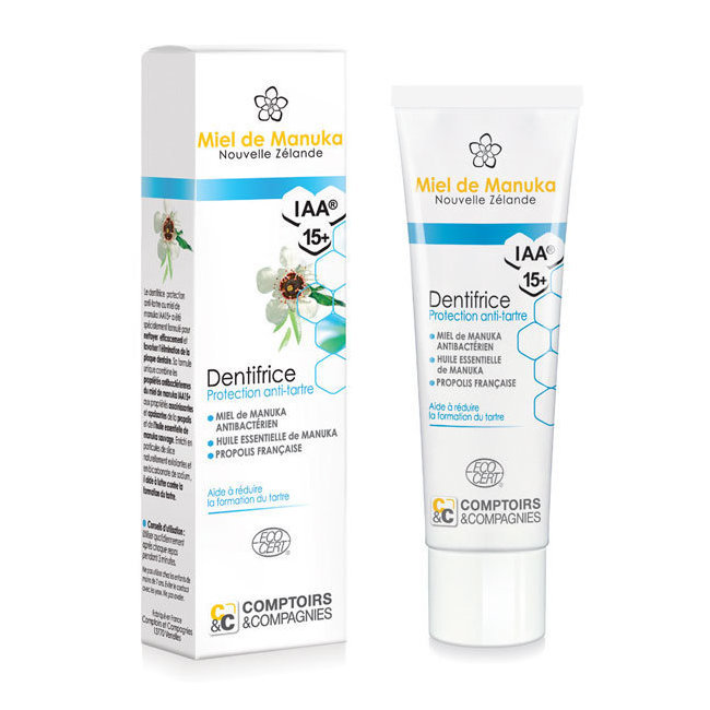 Dentifrice anti tartre bio au Miel de Manuka 75ml