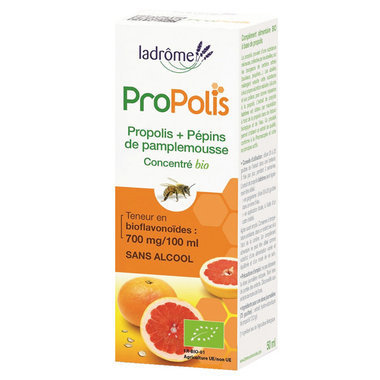 Concentré Propolis et Pépins de pamplemousse bio sans alcool 50ml