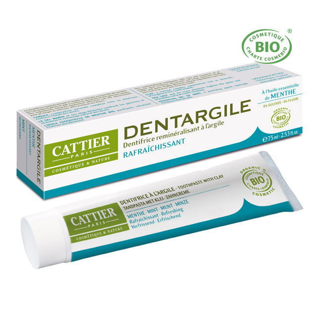 Dentargile Menthe - Dentifrice bio rafraîchissant 75ml