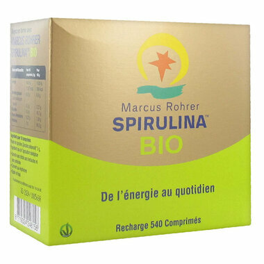 Spiruline bio Recharge 540 comprimés - Cure 3 mois