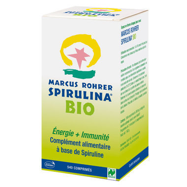 Spiruline bio 540 comprimés - Energie et immunité