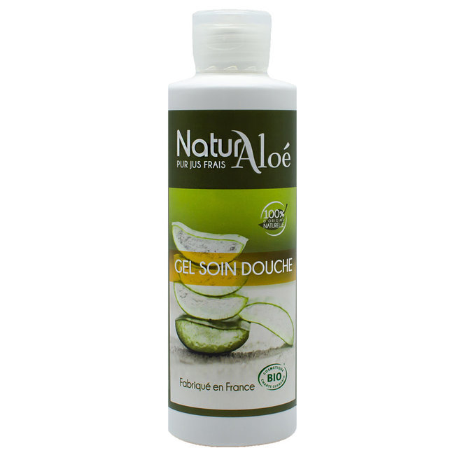 Gel douche soin bio à l'Aloe vera 200ml