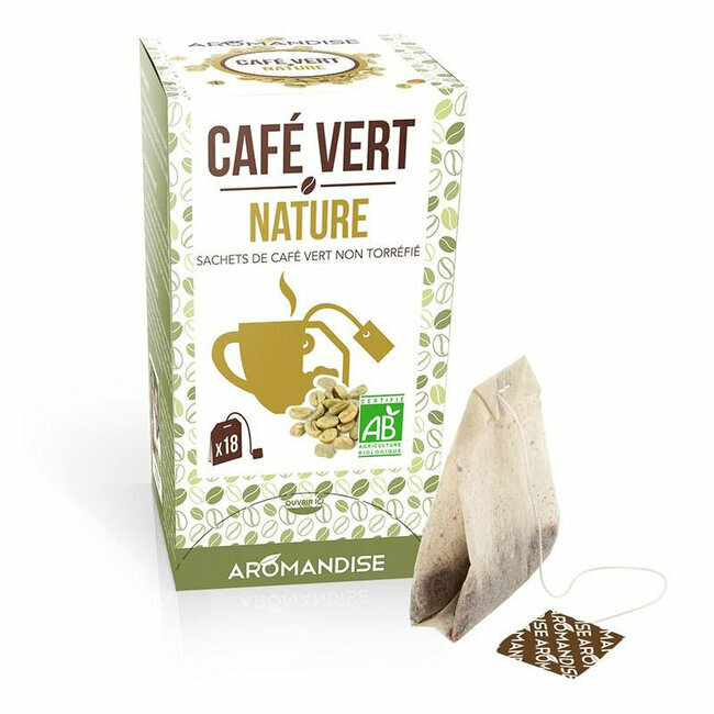 Café vert nature bio 20 sachets