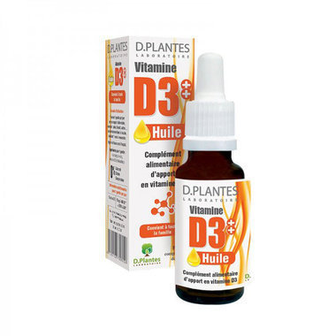 Vitamine D3++ Huile - flacon 20 ml