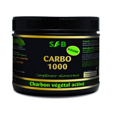 Carbo 1000 - Charbon végétal activé en poudre - pot 150 g