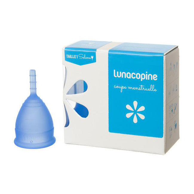 Coupe menstruelle LunaCopine Selene bleue - Taille 1