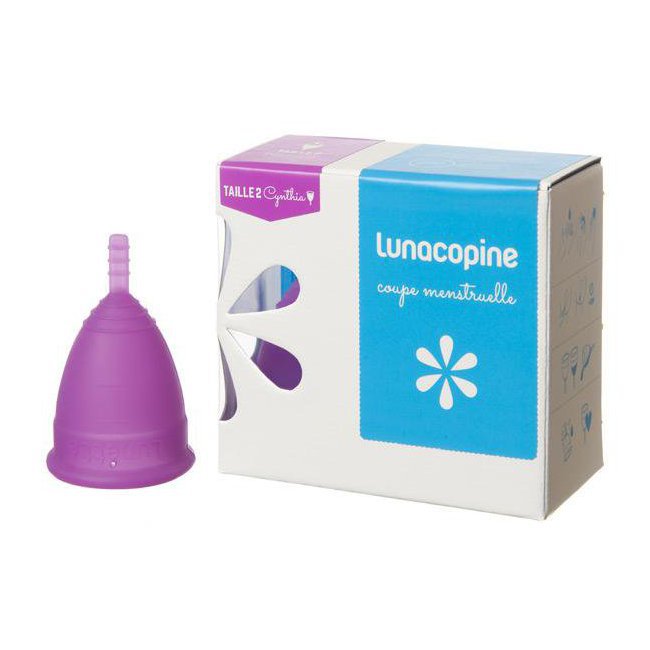 Coupe menstruelle LunaCopine Cynthia Violette - Taille 2