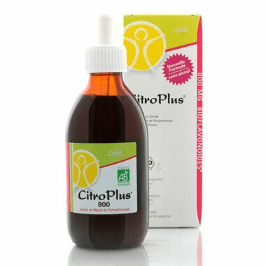 Citro Plus 800mg sans alcool - Pépins de Pamplemousse Bio 250ml