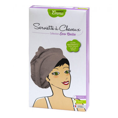 Serviette cheveux spéciale Coloration en bambou