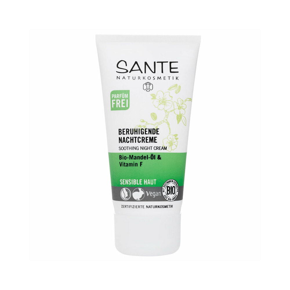 Crème de nuit bio Apaisante Peaux sensibles 50ml