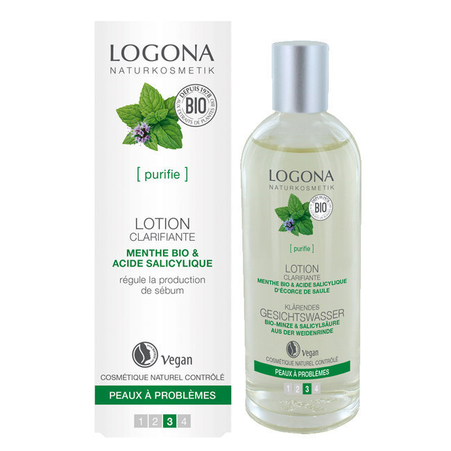 Lotion clarifiante Menthe bio - Peaux jeunes à problèmes 125ml