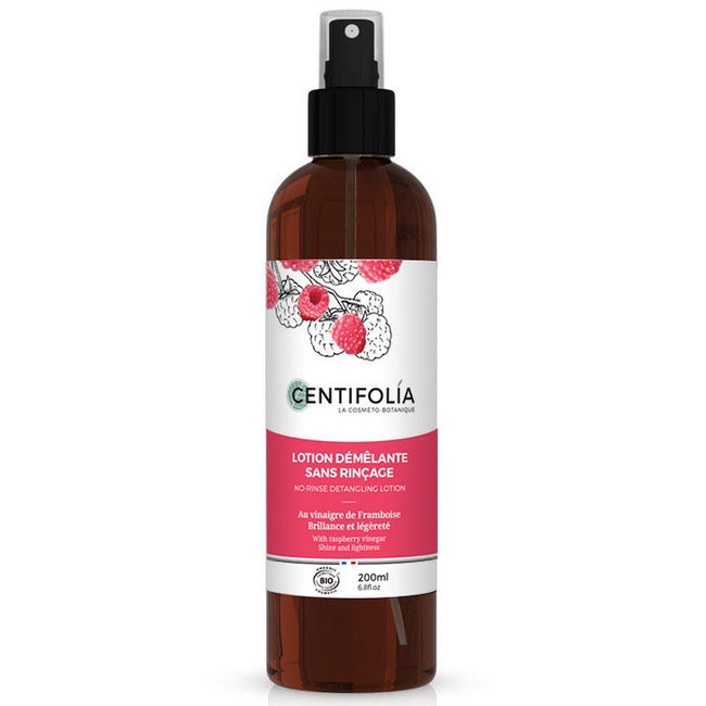 Lotion démêlante bio sans rinçage au Vinaigre de framboise 200ml