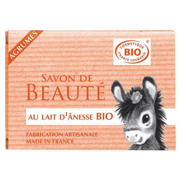 Savon au lait d'anesse bio Agrumes 100g