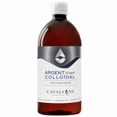 Argent Colloïdal 20 ppm - Antibactérien - Flacon 1 L