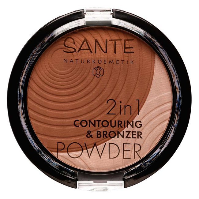 2 en 1 Contouring et Poudre Bronzante Dark Medium n°02 Bio 9g