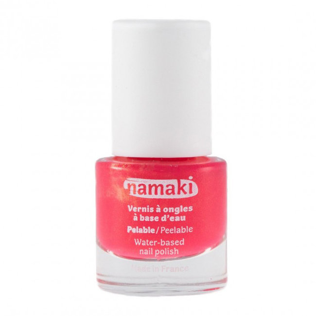 Vernis à ongles pour enfant Corail Namaki, pelable à base d'eau 