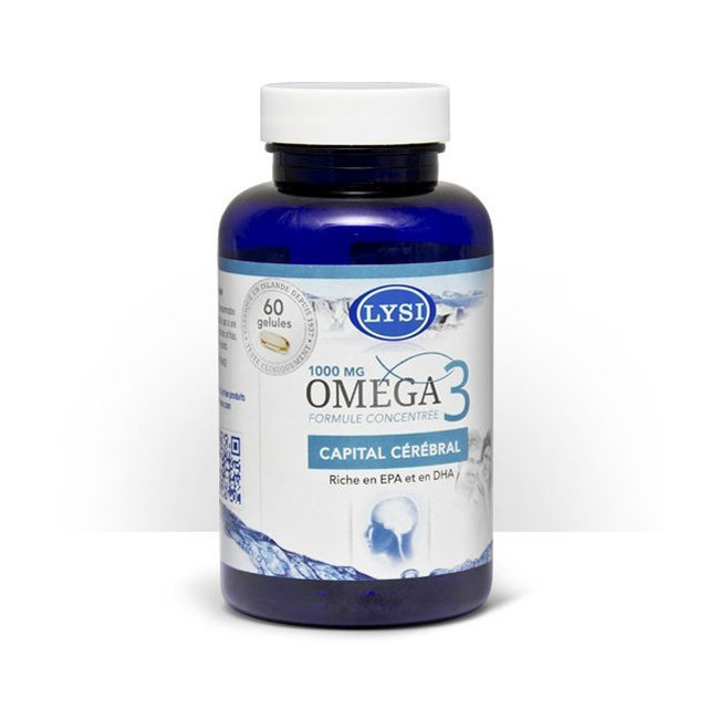 Oméga 3 Capital Cérébral - Mémoire et Vision - 60 gélules