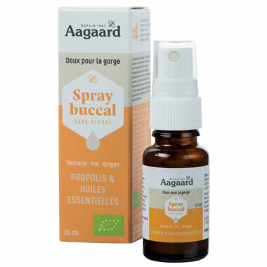 Spray buccal bio sans alcool - Propolis, EPP et huiles essentielles 15ml