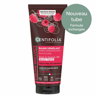 Baume Après shampoing bio à l'extrait de framboise - Tube 200ml
