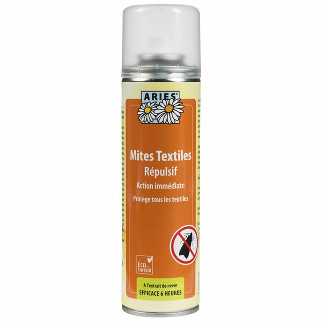 Spray anti Mites textiles Aries 50ml - Acheter sur
