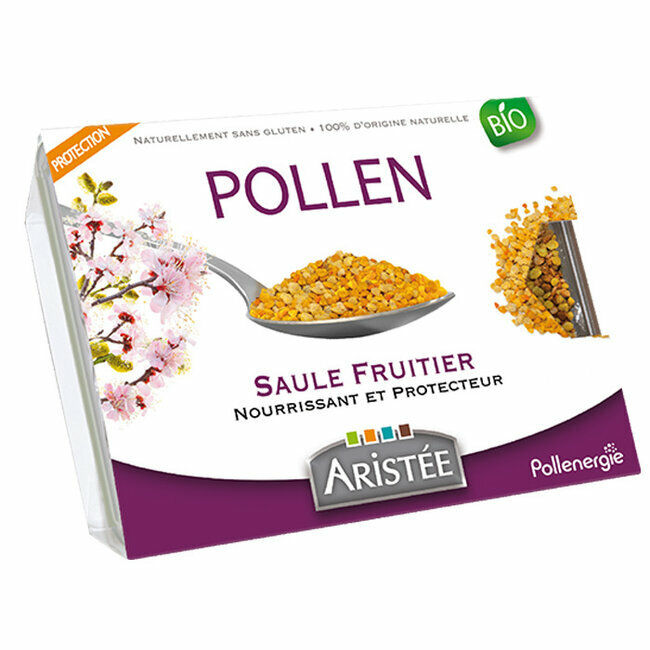 Compléments alimentaires Pollen frais de Saule fruitier bio - Aristée - Barquette de 250g