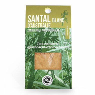 Résine Santal Blanc d'Australie en poudre - Sachet 25g