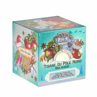 Tisane du Pôle Nord bio - Coffret cube métal 24 infusettes