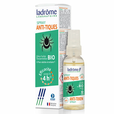 Spray Anti Tiques aux huiles essentielles bio 50ml