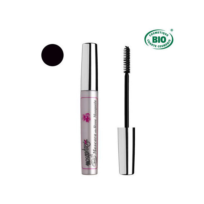 Mascara Bio Noir à la rose musquée 8ml