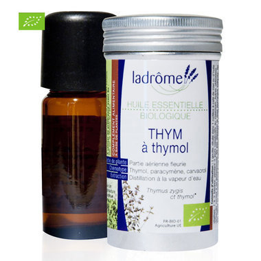 Huile essentielle bio Thym à Thymol 10ml