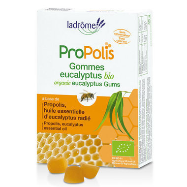 Gommes Bio à la Propolis et l'Eucalyptus 45g