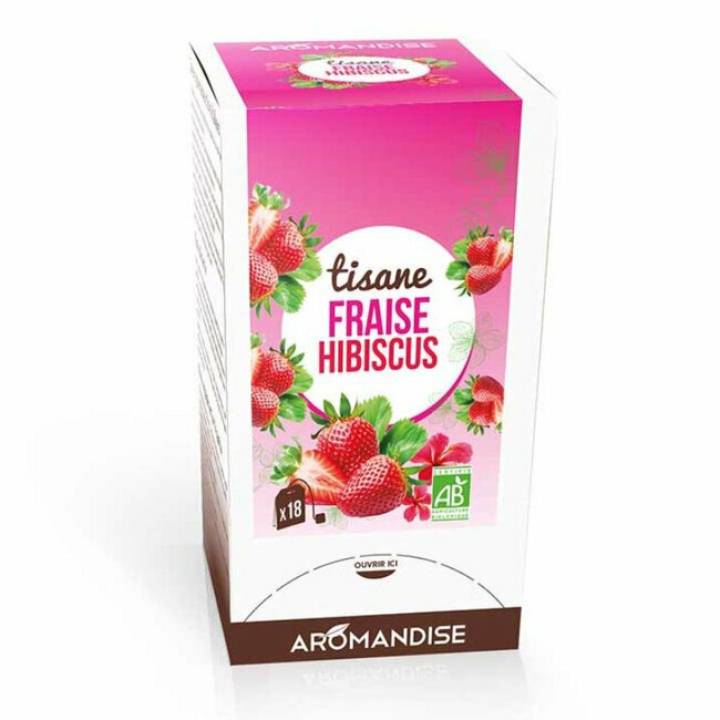 Tisane Bio à la Fraise 20 sachets