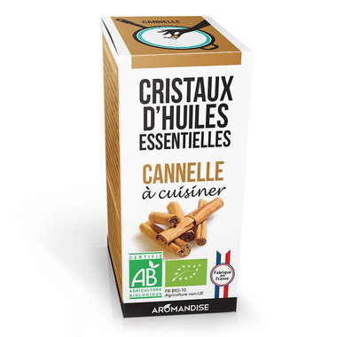 Cristaux d'huiles essentielles Cannelle bio 10g