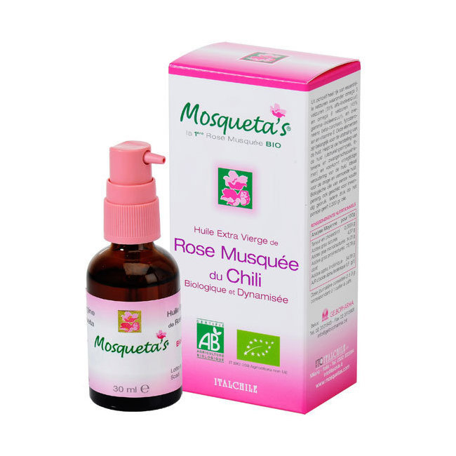 Huile de Rose musquée Bio du Chili 30ml