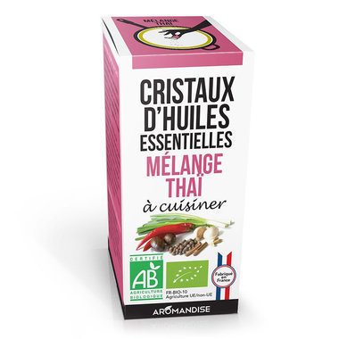 Cristaux d'huiles essentielles Mélange Thaï bio 10g