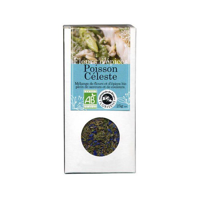 Fleurs d'épices bio Poisson céleste pour la cuisine 25g