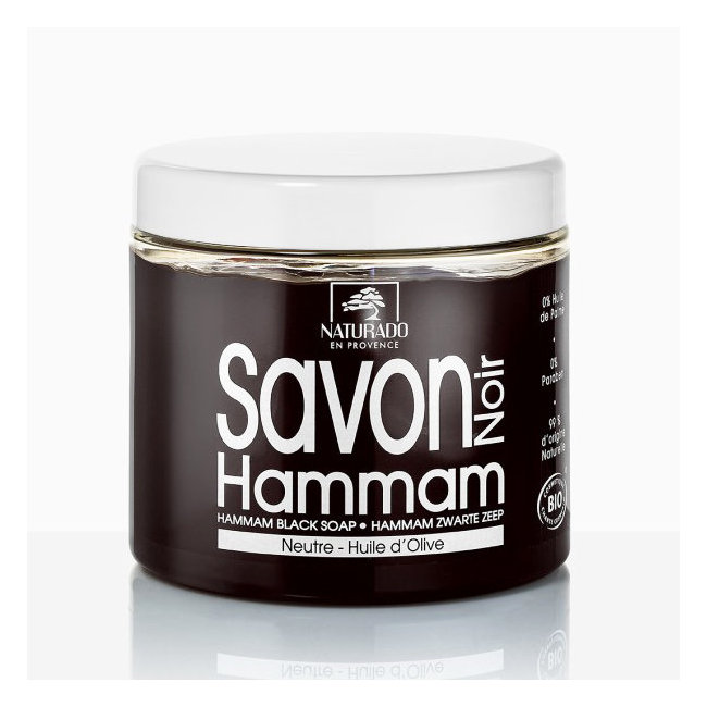 Savon noir bio Hammam à l'huile d'olive 600ml