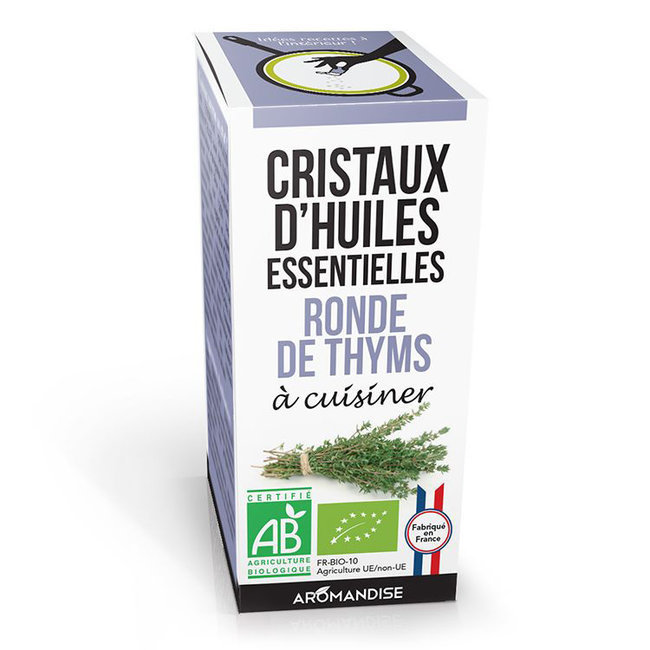 Cristaux d'huiles essentielles Ronde de Thyms bio 10g