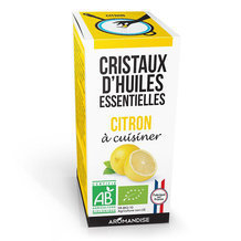 Cristaux d'huiles essentielles Citron bio 10g