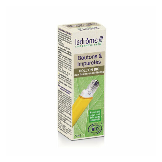 Roll-on bio Boutons et Impuretés aux huiles essentielles 5ml