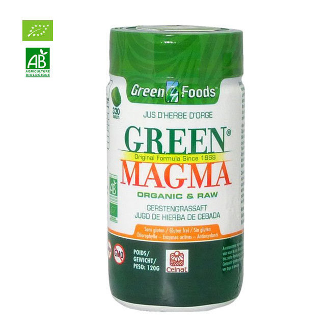 Green Magma Jus d'herbe d'orge bio 320 comprimés