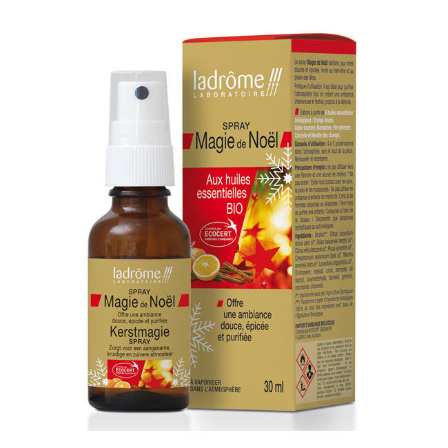 Spray d'ambiance Magie de Noël aux huiles essentielles 30ml