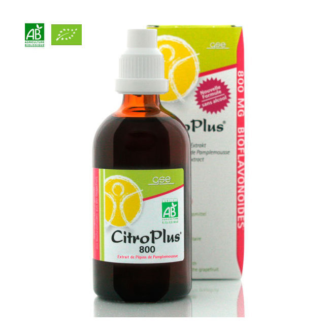 Citro Plus 800mg sans alcool - Pépins de Pamplemousse Bio 100ml