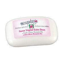 Savon végétal à l'huile de rose musquée bio 125g