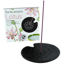 Porte Encens Lotus en pierre naturelle