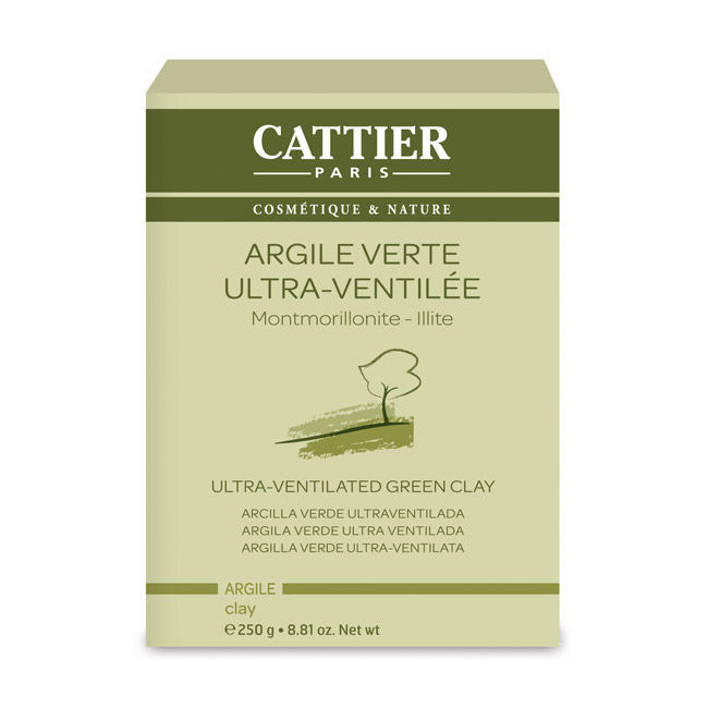 Argile verte ultra ventilée - Montmorillonite Illite en poudre 250g