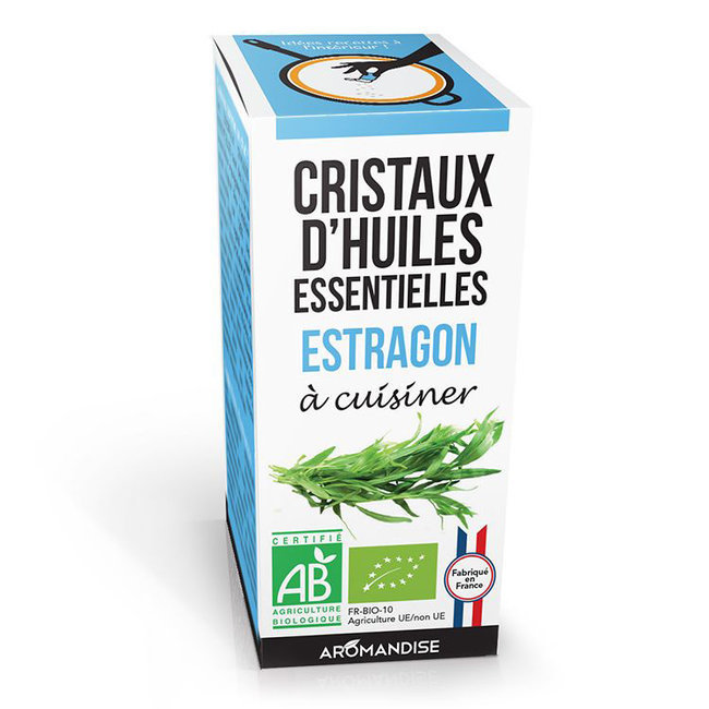 Cristaux d'huiles essentielles Estragon bio 10g